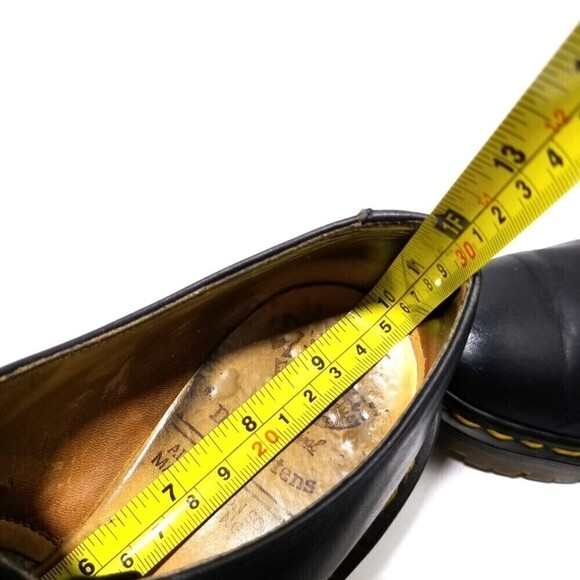 RARE Dr. Martens 1461 Witch Greasy Leather 3-Eye Heeled Oxford Shoes - Picture 7 of 11